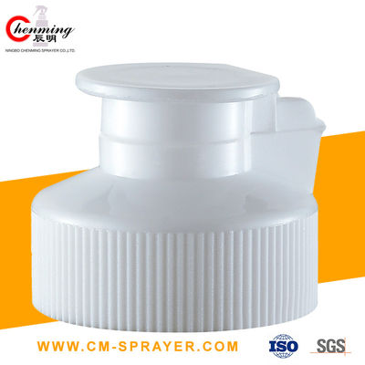 Good price 38-400 24/410 ฝาพลิกด้านบนสีขาวทนเด็ก 24 มม. 38 มม. เกลียวรอบ Ribbed กระโปรงบานพับ ออนไลน์