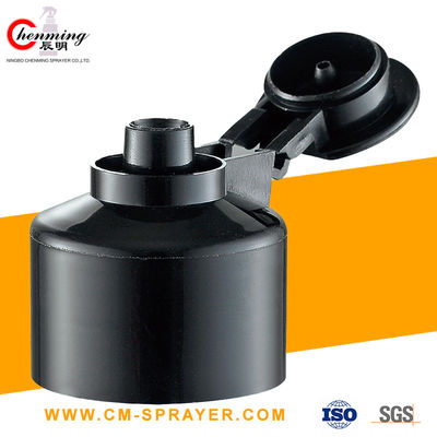 Good price 20mm 24mm 28mm Black Flip Top Caps สำหรับขวด 50ml 100ml 22/400 38-400 ออนไลน์