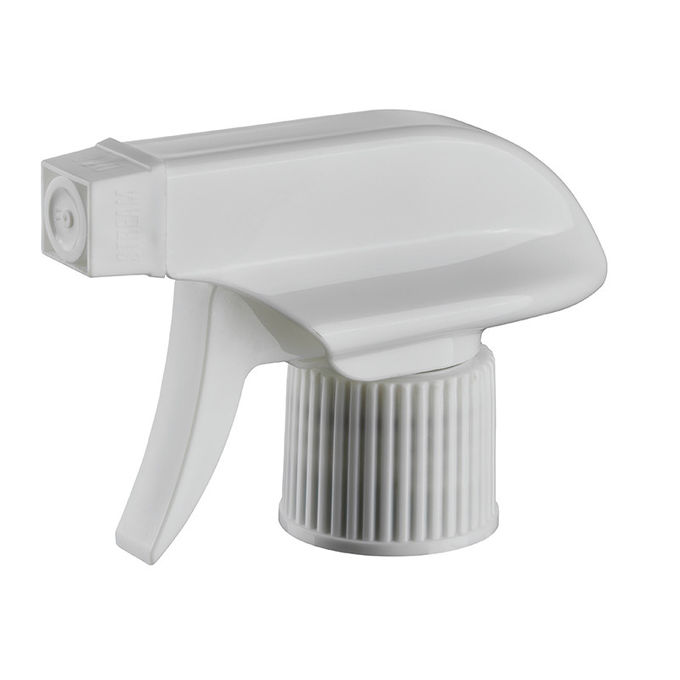 R3 28mm Trigger Spray Head พลาสติกสีขาวปิด 260mm Dip Tube Leak Free 24oz Bottle 0
